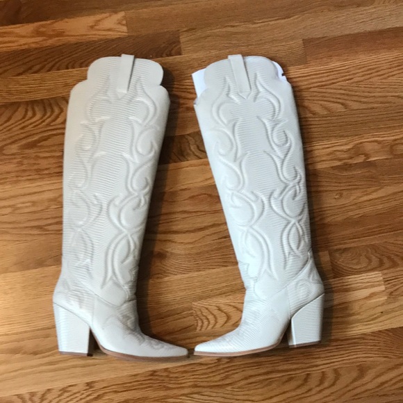 New Jeffrey Campbell Deja Over the Knee boots 8.5 - Picture 4 of 16